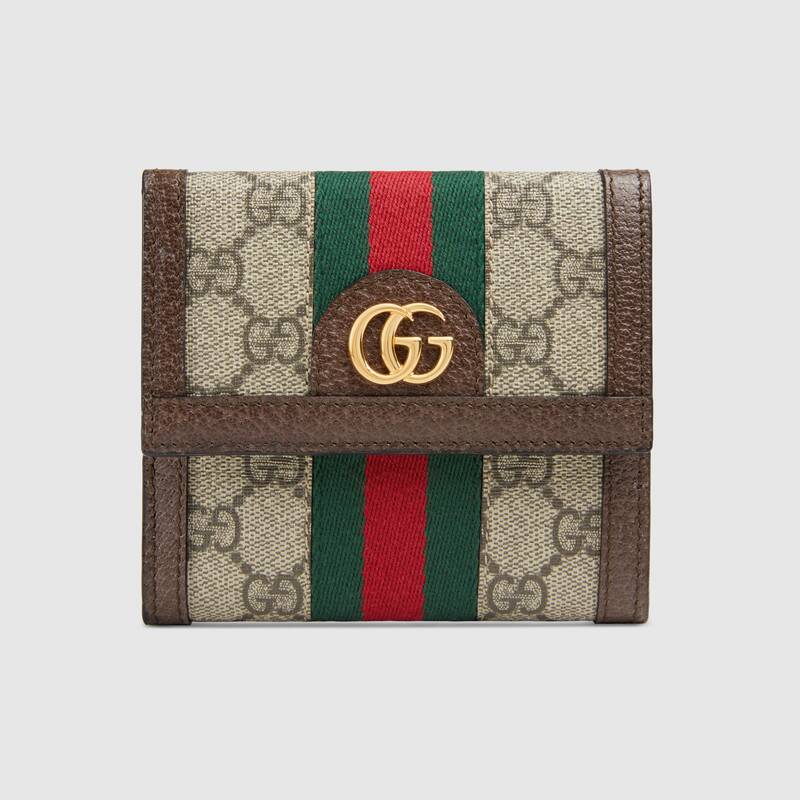 Gucci Ophidia GG French Flap Wallet 523173